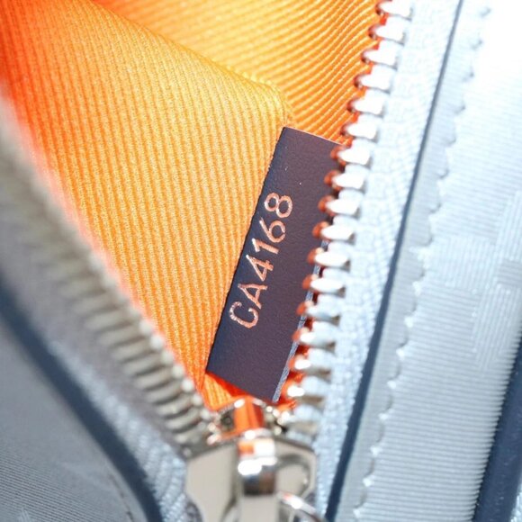 LOUIS VUITTON Monogram satellite alpha Clutch Bag Silver M44171 LV Auth 29977A - Picture 13 of 16